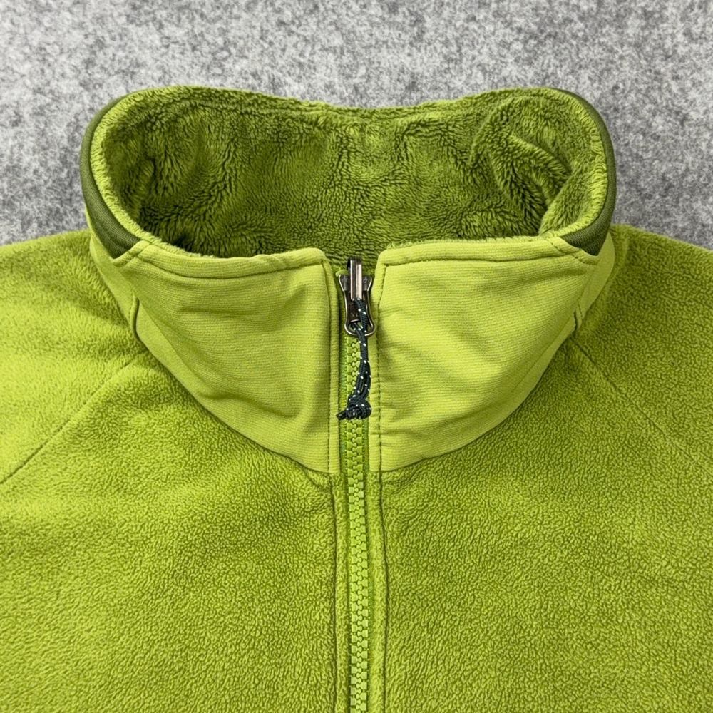 Mountain Hardwear Fleece Jacket‎ Womens Large Green Full Zip Microfleece Hiking - Picture 7 of 13